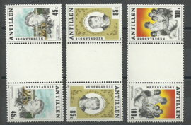 Nederlandse Antillen  791a/793a Keerdruk Postfris (2)