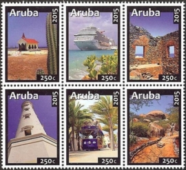 Aruba 848/853 Toerisme 2015 Postfris