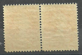 Nvph 127B (11×11½) 35 ct Jubileum 1923 in paar Postfris (1)