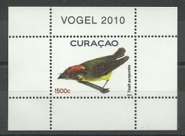 Curaçao Status Aparte    2 Blok Vogels Postfris