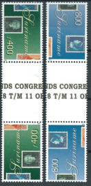 Suriname Republiek  995/996 TBBP 5e Nvph Postzegelshow 1998 Postfris (3)