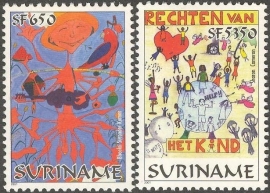 Suriname Republiek 1113/1114 Jeugdfilatelie Suriname 2001 Postfris