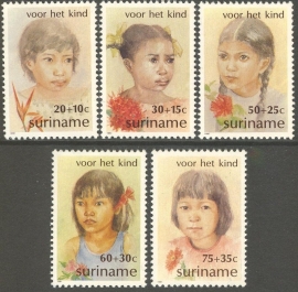 Suriname Republiek 274/278 Kinderzegels 1981 Postfris