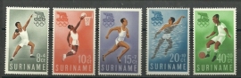 Suriname 349/353 Olympische Spelen Rome Postfris