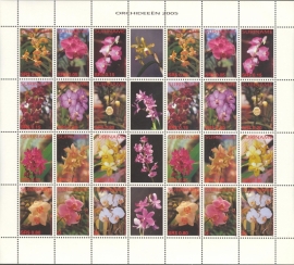 Suriname Republiek 1326/1337 Orchideeën 2005 Postfris (Compleet Vel)