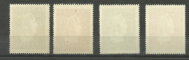 Curacao 178/181 Wilhelmina Konijnenburg Postfris (3)