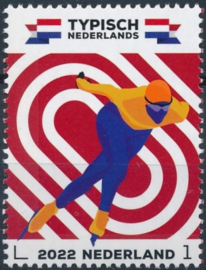 Nvph 4001  "Typisch Nederlands" - Schaatsen 2022 Postfris