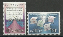 Nederlandse Antillen 1334/1335 Decemberzegels 2000 Postfris