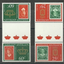 Nederlandse Antillen  654b/655b Postfris (1)