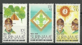 Suriname 627/629 Postfris