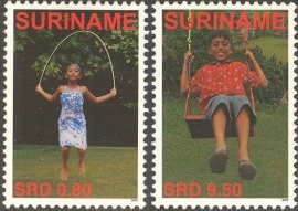 Suriname Republiek 1353/1354   Kinderzegels 2005 Postfris