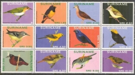 Suriname Republiek  2011/2022 Vogels 2014 Postfris
