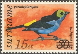 Suriname Republiek 511 Vogel Hulpuitgifte 1986 Postfris