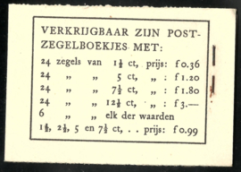 PZ 38-N 4 × 6 (Nvph 172/379/380/381) Roomkleurige Kaft ( 6)