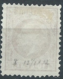 Nederlands Indië   9F 12½ × 12  2½ct Willem III Ongestempeld (1)