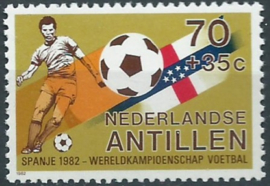 Nederlandse Antillen 710a Postfris  (zegel uit blok)