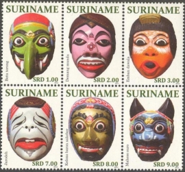 Suriname Republiek  1855/1860 Maskers 2011 Postfris