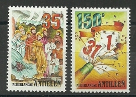 Nederlandse Antillen 1199/1200 Kerst 1997 Postfris