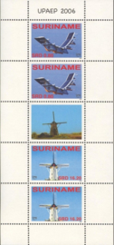 Suriname Republiek 1392/1393VBP UPAEP 2006 Postfris (Compleet Vel)