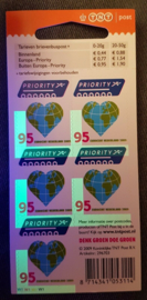 Nvph Vbaa2622 Priorityzegels 2009 Postfris (W1W1W1W1, kleerhanger + fosforverschuiving)