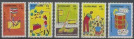 Suriname Republiek 312/316 Kinderzegels 1982 Postfris