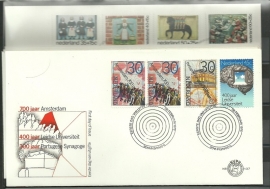 FDC Jaargang 1975 compleet onbeschreven met open klep E137/E144