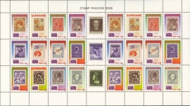 Suriname Republiek 1530/1541VBP Stamp Passion 2008 Postfris (Compleet vel)