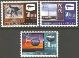 Nederlandse Antillen 2041/2043 100 jaar TeleCuraçao Postfris