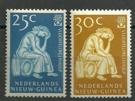 Nieuw Guinea 61/62 Vluchtelingenzegels Postfris