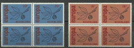 Nvph 847/848 Europa 1965 in Blokken Postfris