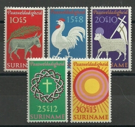 Suriname 556/560 Postfris