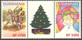 Suriname Republiek 1219/1220 BP Kerst en Kind zegels 2003 Postfris