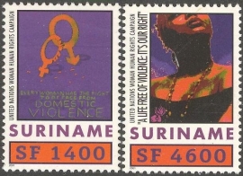 Suriname Republiek 1110/1111 UNIFEM 2001 Postfris