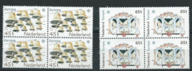 Nvph. 1225/1226  Europa-CEPT 1981 in blok van 4 Postfris