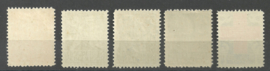 Nvph 203/207 Rode Kruis 1927 Postfris ( 9)