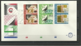 Variant FDC E192 Onbeschreven met open klep (zegels in paren)