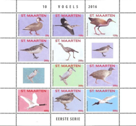 Sint Maarten 354/363 Vogels (1e serie) 2016 Postfris