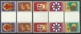 Suriname Republiek 119/123 BP Paasweldadigheid 1978 Postfris (1)