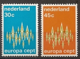 Nvph 1007/1008 Europa 1972 Postfris