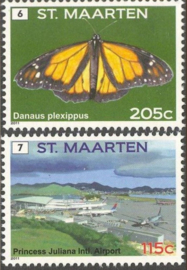 Sint Maarten  45/46 Frankeerzegels (6 en 7) Postfris
