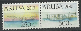 Aruba 438/439 Historische Vliegtuigen Postfris