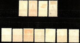 Nvph 121/131 Jubileum 1923 Ongebruikt ( 1)