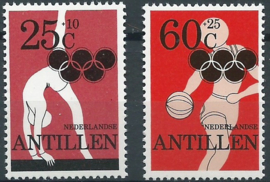 Nederlandse Antillen 667a/667b Postfris (zegels uit blok) 