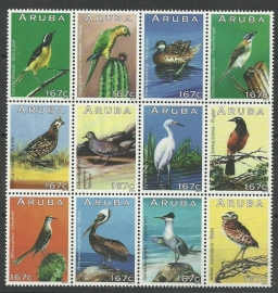 Aruba 688/699  Vogels 2013 Postfris