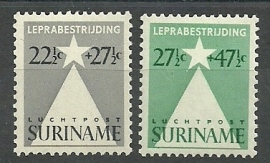 Suriname LP29/30 Leprazegels Postfris