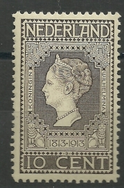 Nvph  93 10ct Jubileum 1913 Postfris