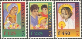 Suriname Republiek  961/963 Kerstzegels 1997 Postfris