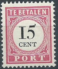 Nederlands Indië Port 17 15ct  1892-1909 Postfris (1)