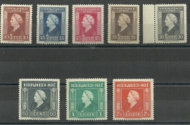 Nederlands Indië 309/316 Koningin Wilhelmina Postfris