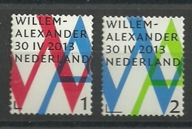 Nvph 3057/3058 Willem Alexander Postfris